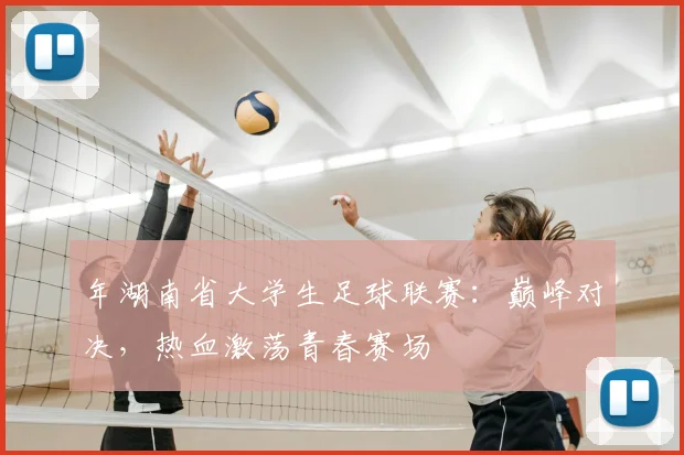 年湖南省大学生足球联赛：巅峰对决，热血激荡青春赛场
